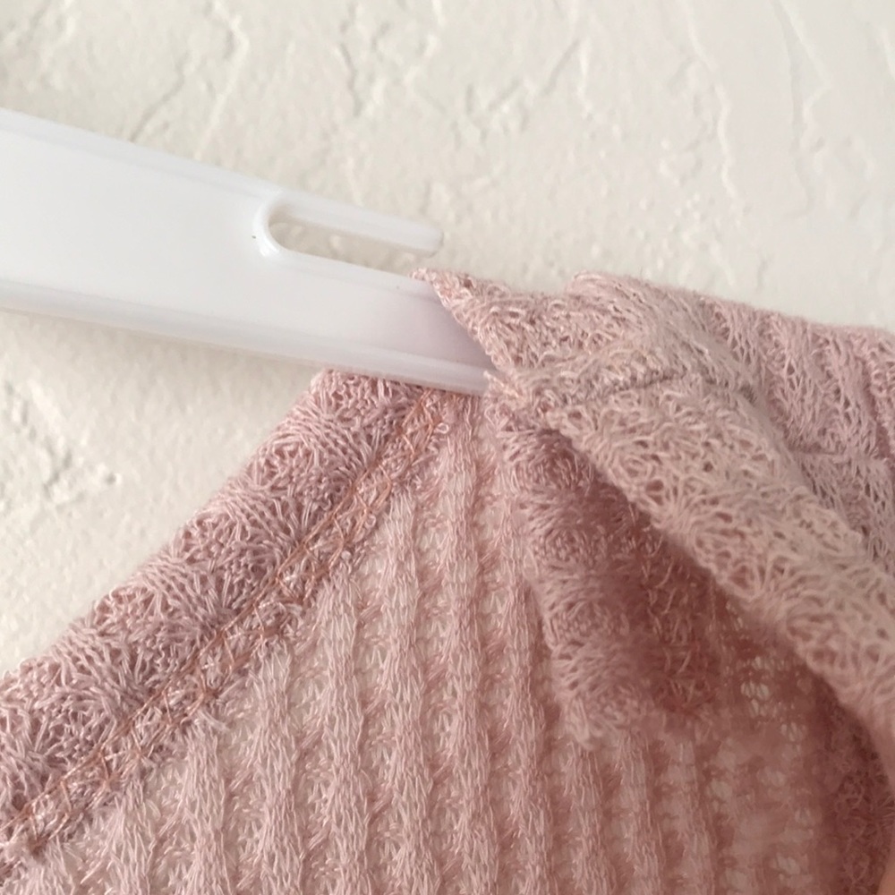 DEFECT* Softest Pink Waffle Knit Tank - Picture 4 of 4